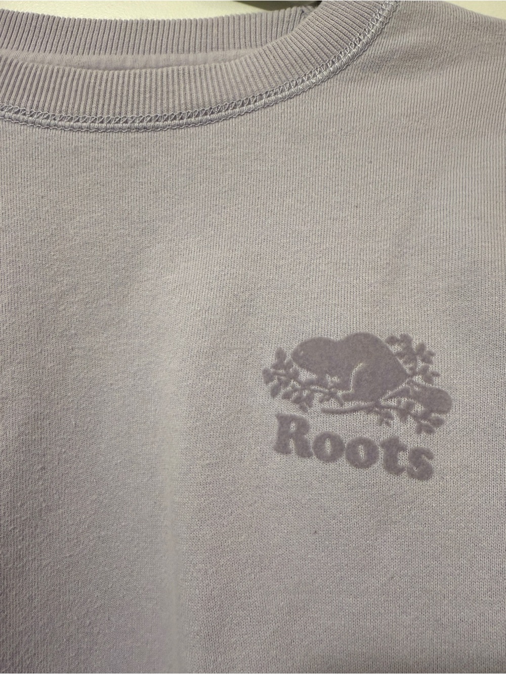 Roots Lavender Crewneck Pullover